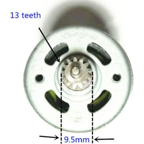 13T Teeth RS550 Motor Replace For GSR10.8-2-LI GSR 1pc 18V RS-550VC-8518 Durable