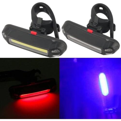 Tail Bike Light Multi Mode Cycling Warning Lights Waterproof USB Rechargeable Flashing Bicycle Front Rear Light Bike Accessories