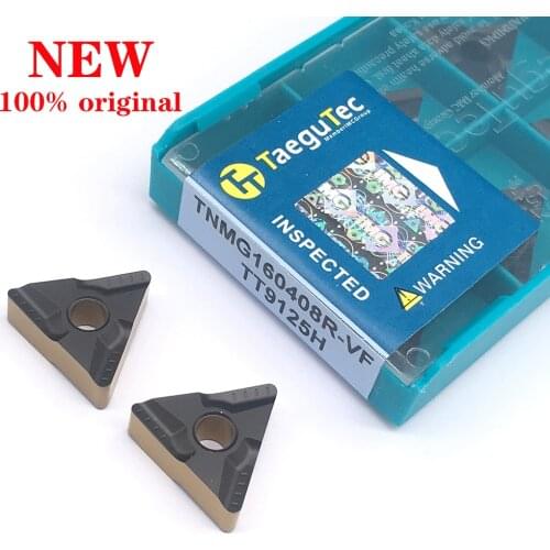 100% Original 10PCS TNMG160408R VF TT9125H High Quality Carbide Inserts External Turning Tools For Steel Parts CNC Lathe Tools