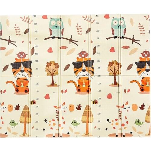 Rug for Children Foldable Baby Play Mat XPE Puzzle Childrens Mat Baby Climbing Pad Cartoon Crawling Carpets Baby Games Mats