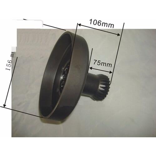 CLUTCH COVER OF JIANSHE ATV400-1-2-3-7/JS400 ATV ENGINE PARTS