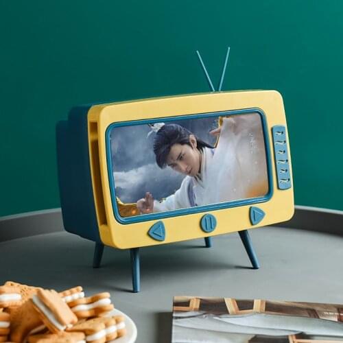 Multifunctional mobile phone holder Cute tissue box mobile phone holder mobile phone accessories phone kickstand