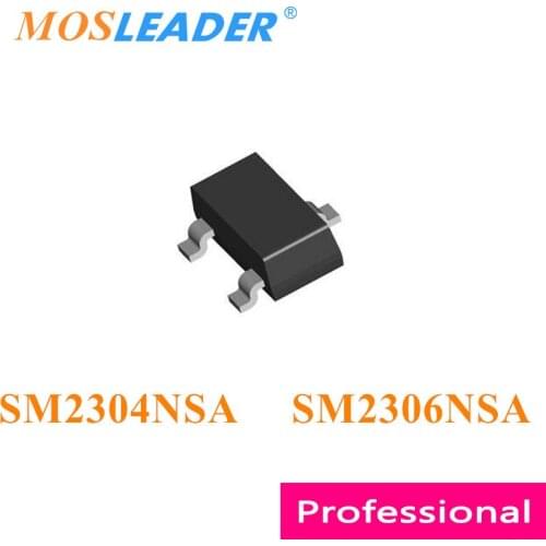 Mosleader SM2304NSA SM2306NSA SOT23 3000PCS SM2304NSAC-TRG SM2306NSAC-TRG SM2304 SM2306 20V 30V N-Channel High quality