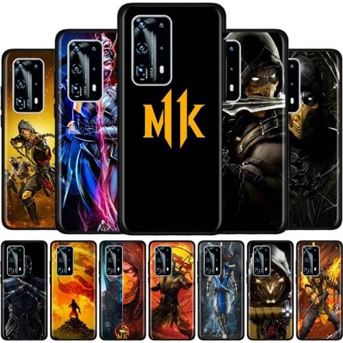 Mortal Kombat Soft Case for Huawei P40 P30 Pro P20 Lite 2019 P10 Silicone Phone Coque P40Lite E P30Lite Tpu Funda Capa