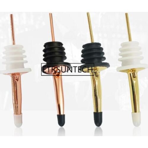 Stainless Steel Liquor Spirit Pourer Free Flow Wine Bottle Pour Spout Stopper Speed Pourer Bar Wine Accessories