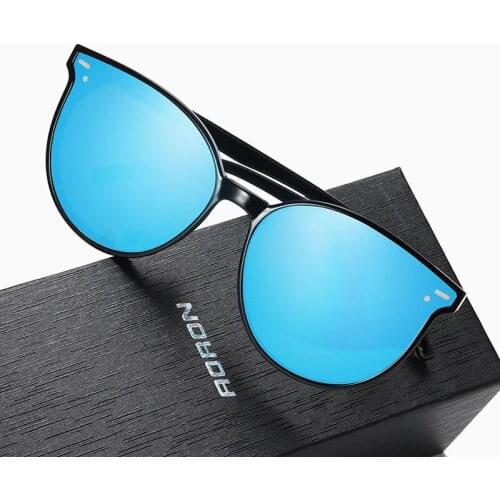 New Fashion Colorful Sunglasses Round Frame Polarized Sunglasses Korean Style Outdoor Driving Trend Eyeglasses for Men and Women