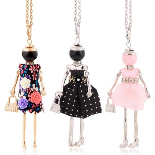 New arrival fashion necklace for women female pendant 2020 flower long necklace girl lovely charm jewelry accessory gift