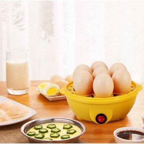 Creative Cute Chicken Shaped Eggs Steamer Kitchen Electric 7 Holes Egg Boiler Home Dormitory Egg Appliances Steamer Dropshipping