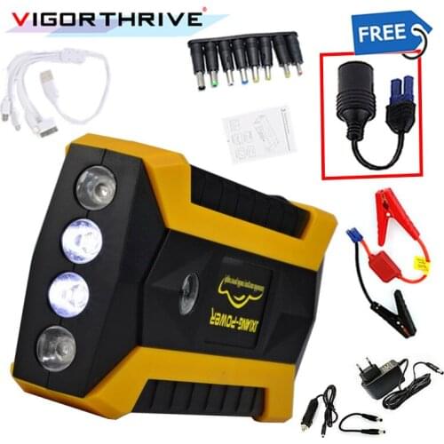 Car Jump Starter For Petrol Car Auto Starting Car Battery Booster Petrol Starting Device 12V Car Power Bank Emergency Discharge