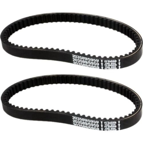 2Pc Drive Belt Manco 5959 Comet 203589 Hoffco 99470 TAV30 TAV2 Ken-Bar 300009 Carter Kartco Go Kart 5HP-6HP 7HP 285B 286B U 485B