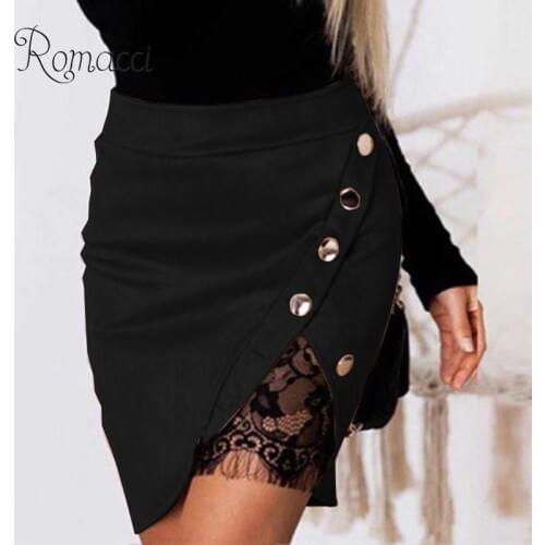 Romacci High Waist Skirts For Women