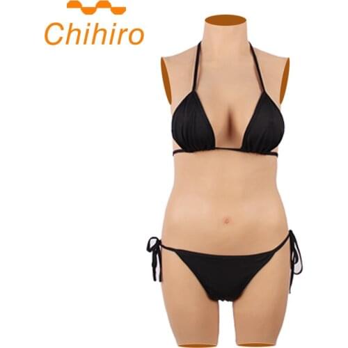 D Cup silicone boobs vagina Bodysuit Tights Crossdress Male to Female Transsexual Cosplay Breast Forms Transsexual Fake pussy