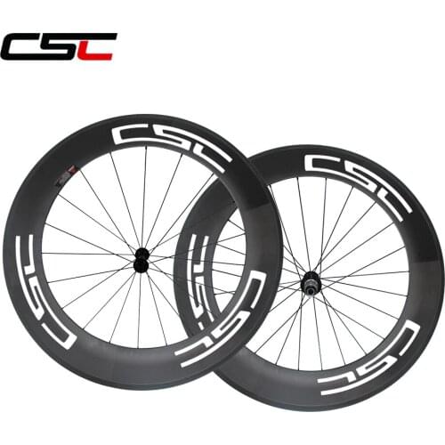 Super Light 25mm width U shape 88mm Tubular carbon bicycle wheelset 700c bike carbon wheels with R13 hub pillar 1420 or sapim