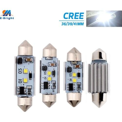 YM E-Bright 50PCS Festoon C5W Canbus No Error 14W 7W * 2 6500K 36mm 39mm 41mm Auto car led Reading lights Super bright mix sizes