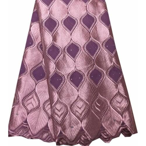 11 Solid colors) Cotton African Lace Fabric 2021 High Quality Voile Lace In Switzerland Embroidery voile Lace Fabric YPL12919