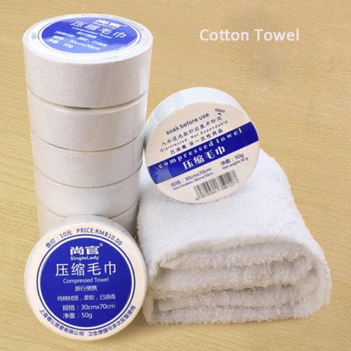 2021 New Hot Fashion Compressed Towel Hot Casual Mini Compressed Towel Cotton Bath Face Washcloth Travel Reusable Two Size