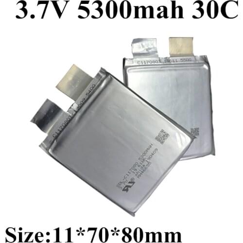 3.7V high-rate polymer lithium battery 30C discharge model airplane battery car start battery power