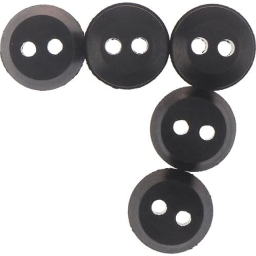 New 5Pcs Hose Rubber Washer With 2 Holes Replacement Fuel Tank Pipe Tool Parts Set Brush Cutter Grass Trimmer Fuel Oil Pipe