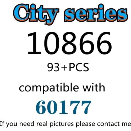93PCS 10866 Building Block Toy City Series 60177 Assembled Building Block Childrens Toy Gifts