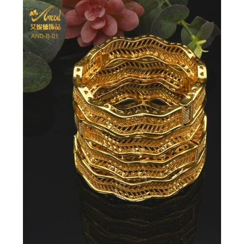 ANIID Bangles For Women Luxury Designer Bracelets Gold Jewelry Couple Ethiopian Egyptian Bohemian Cuff Indian Retro Viking Brand