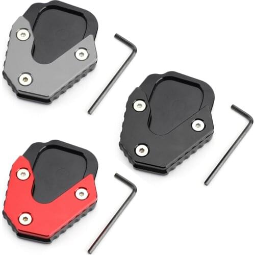 Areyourshop For HONDA CRF250L CRF 250L 2013-2016 Kickstand Side Stand Extension Pad Plate CNC Aluminum Motorcycle Covers Pad