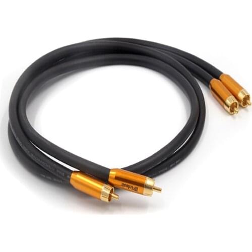 High Quality 2328 Pure Copper HiFi Audio cable RCA interconnect cable Audiophile RCA TO RCA Audio Cable