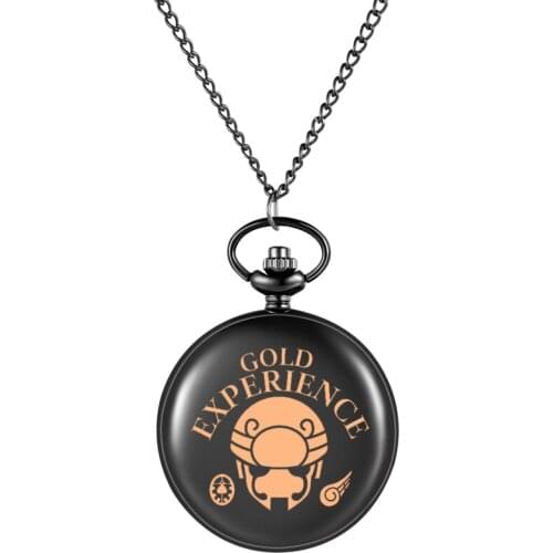JoJos Bizarre Adventure Watch Anime Student Clocks Pendant Watches Necklace Pendant Clock Chain Mens Women