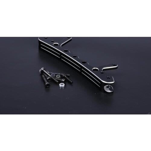 CNC precision machining all metal rear shock absorption support horizontal bracket for ROVAN ROFUN HPI BAJA 5B 5T 5SC