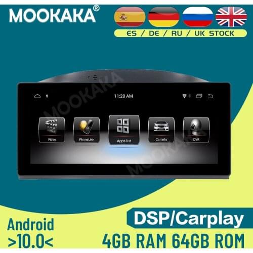 For Volvo S80 V70 12- 15 Android 10.0 64G Car Multimedia Player GPS Navigation Auto Radio Stereo Head Unit Recorder Audio DSP