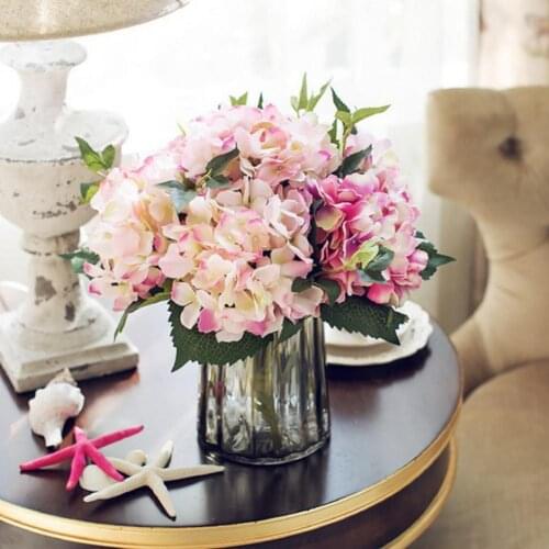 1Pc artificial hydrangea rayon flower DIY charming home decoration simulation plant, suitable for party home decoration