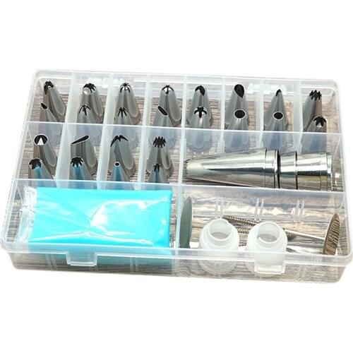 Icing Cream Baking Pastry Tool Reusable Bakeware Confectionery Pastry Bags Nozzles Confectionery Cake DIY Decorating Tools Set