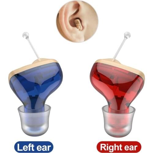 Soroya Cheap Best Hearing Aid Mini CIC Invisible Ear Sound Amplifier ITC Hearing Amplifier Enhancer Wireless Portable For Adults