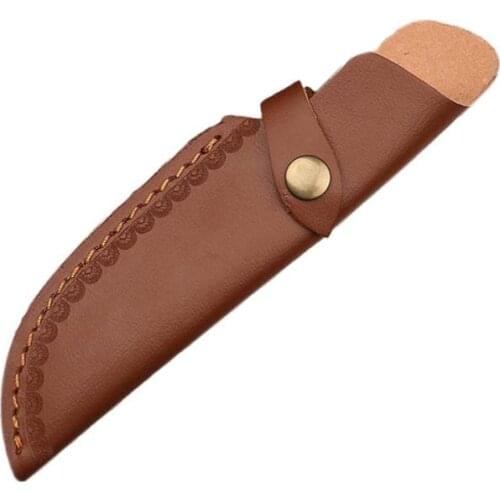Hot 1pc 22cm Knife Sheath Leather Sheath With Waist Belt Buckle Pocket Multi-function Tool For Pocket Knife