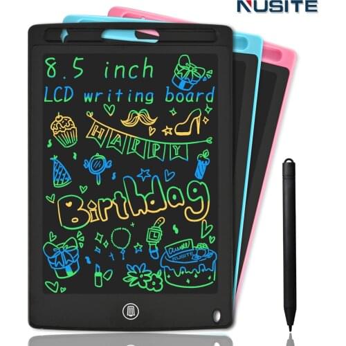 Lcd Writing Tablet 8.5 Inch Electronic Drawing Graffiti Colorful Screen Handwriting Pads Drawing Pad Memo Boards for Kids Adult