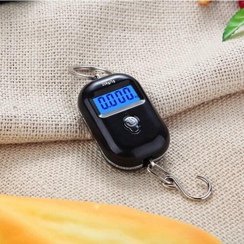 Portable Mini Hand Held Digital Hanging Scale for Suitcase Travel Bag Electronic Weighting Luggage Scale Fish Hook Balance