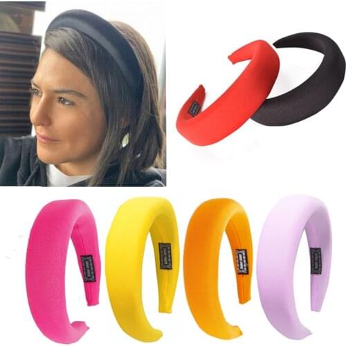 XIYANIKE Thick Sponge Velvet Headband For Women Girls Handbans Candy Color Headwear Fashion Hair Bands Accessories Drop Shipping