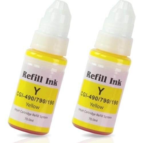 Premium®Canon G3400 Tank Printer Compatible Equivalent Yellow Ink 70 408167128