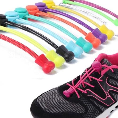1Pair Sneaker ShoeLaces Colorful And Fashionable Stretching Lock Lazy Laces No Washing And No Tying Shoestrings Unisex