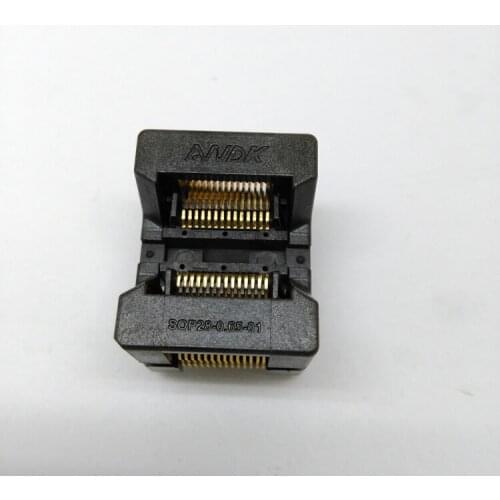 SSOP28 Adapter Burn in Socket TSSOP28 IC Test Socket SOP28 OTS-28-0.65-01 ssop8 ssop14 ssop16 ssop20 ssop24