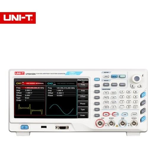 UNI-T UTG4122A Function/Arbitrary Waveform Generator 500M/s 2 Channels 120M Bandwidth