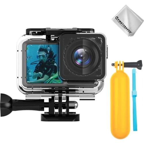 61 Meters Waterproof Housing Case compatible with DJI OSMO Action Cam Digital Camera with Bracket Accessories