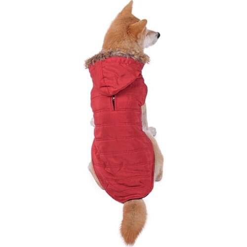 Dog Winter Coat Super Soft Warm Windproof Dog Cat Jacket With Leash Hole Classic Style 3 Colors Thick Cozy Pet Vest Apparel