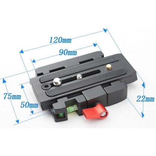 577 Rapid Connect Adapter Clamp QR Plate 501PL fr Manfrotto Tripod 501HDV 701HDV