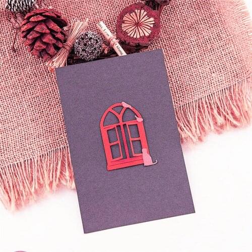 5x10.5cm fence and door Scrapbooking DIY Embossing Mothers Day paper dies cutting dies carbon steel cutter Metal die cards