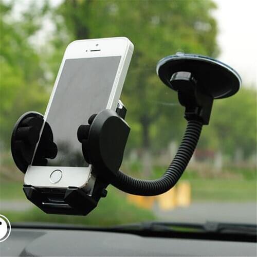 Car Phone Holder Sucker Windshield Dashboard Adjustable Rotatable Mount Suction Cup for Universal Mobile Phone Stand