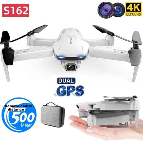 ZLRC GPS Drone S162 4K 1080P HD Camera 5G WIFI FPV Foldable Quadcopter One-Key Return RC Distance 500 Meters Long Battery Life