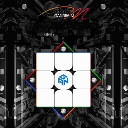GAN 356 M 3x3x3 cube magic Stickerless magnetic educational puzzle toy Cubo magico Boy girl Fun Game Adult Gift 3x3x3 Magic Cube
