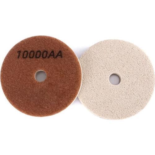 Sponge Polishing Pad 4 inch Diamond Nylon Fiber Polish Pads Soft Stone Marble Wet 500 Pieces/lot