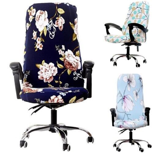 Computer Office Chair Cover Universal Chair Stretch Rotating Spandex Slipcovers