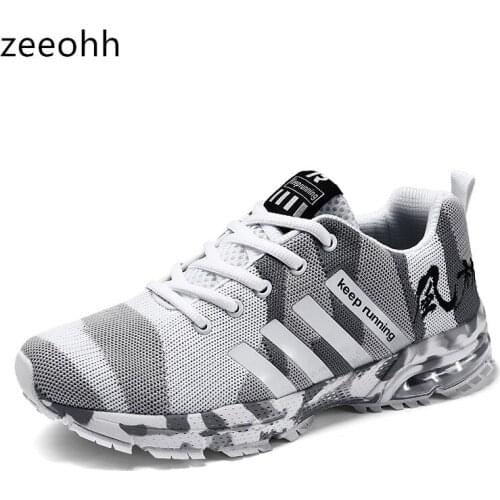 Zeeohh 2019 Unisex spring autumn mesh Camouflage Casual men Shoes Breathable Comfortable sneakers tenis masculino adulto